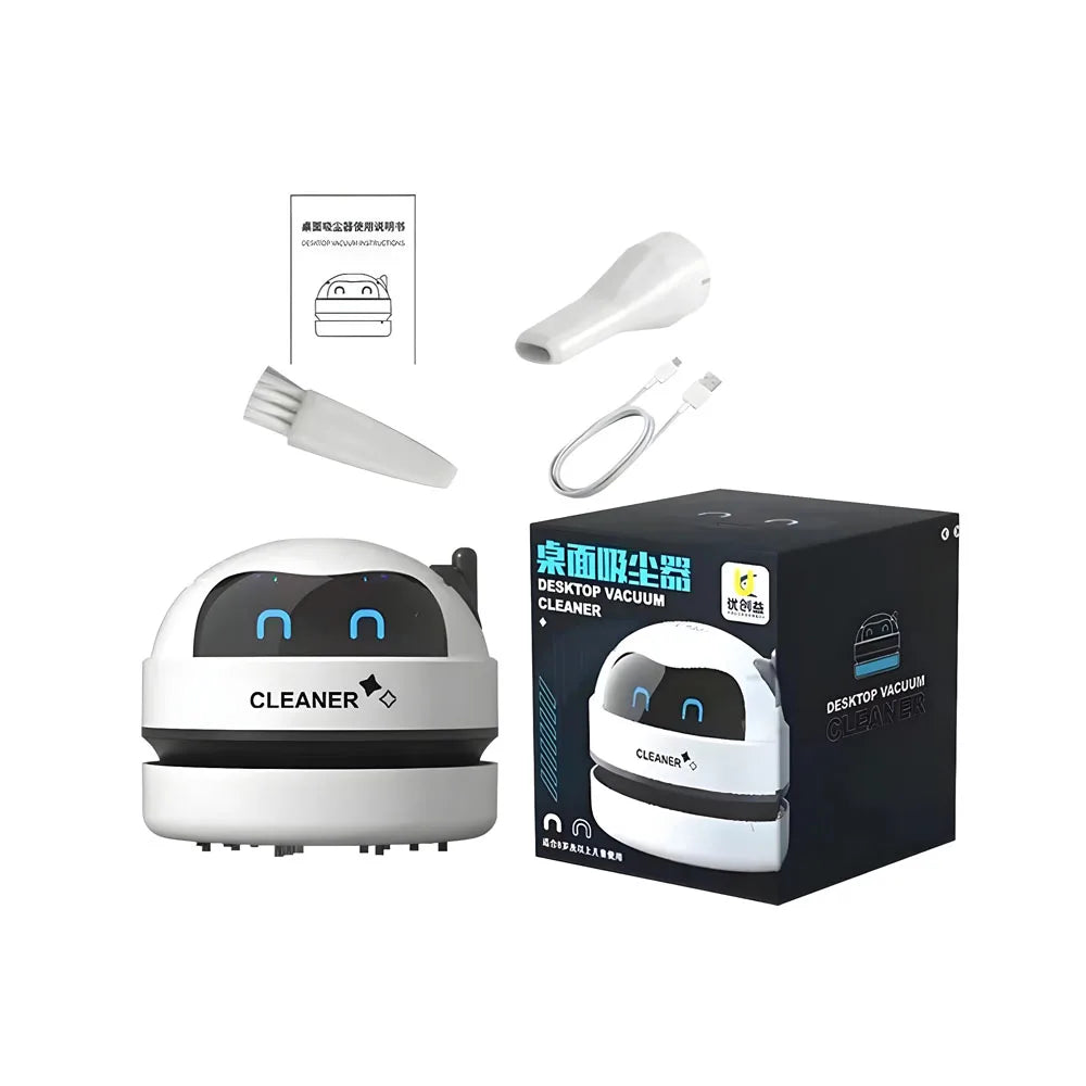 Mini Robot limpiador para escritorio