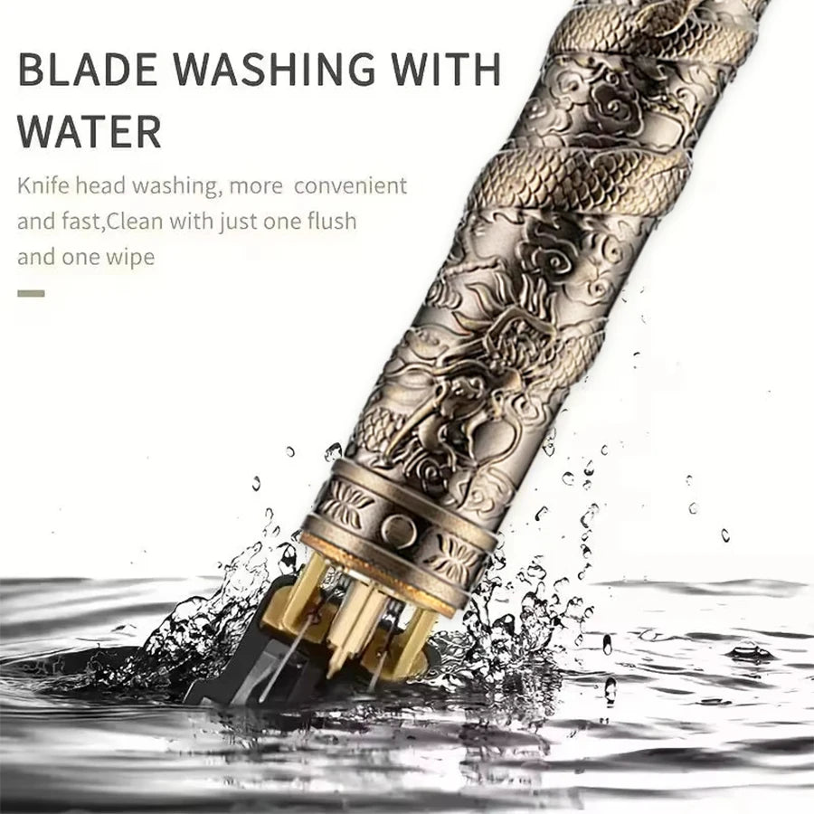 Shaver Gótica - eléctrica, a prueba de agua con accesorios