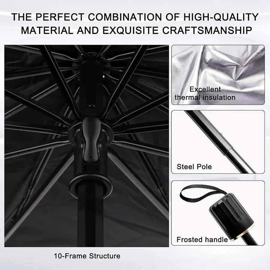 Parasol para parabrisas plegable